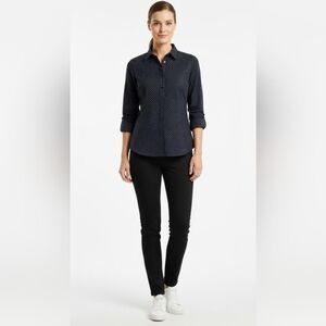 Eddie Bauer Stretch Wrinkle Resistant Button Down Shirt